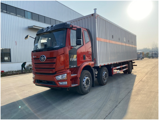 6X2束缚J6L厢式运输车